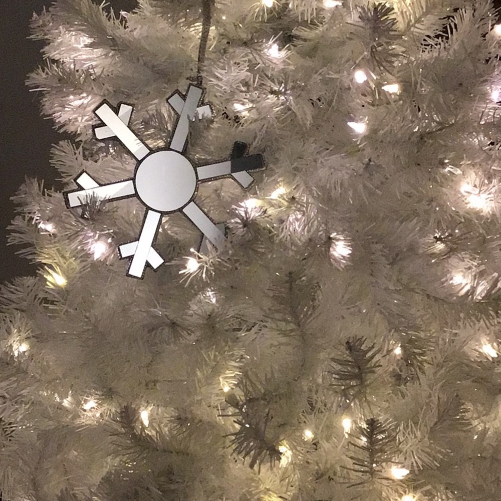 Snowflake Mirror Ornament